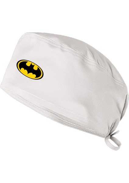Batman Temalı Bonesi Standart ve Büyük Boy Cerrahi Bone Doktor Hemşire Şef Aşçı Bonesi