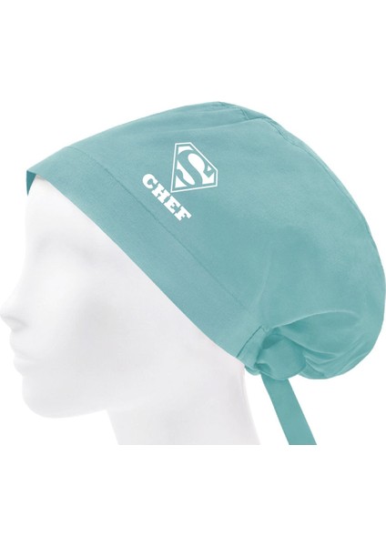 Geniş Kalıp Süper Chef Temalı Aşçı Şef Restoran Mutfak Bonesi | Tesettür Cerrahi Bone