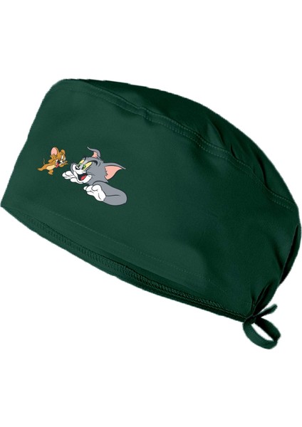 Tom ve Jerry Doktor Hemşire Hastane Diş Doktoru Şef Bonesi | Cerrahi Bone