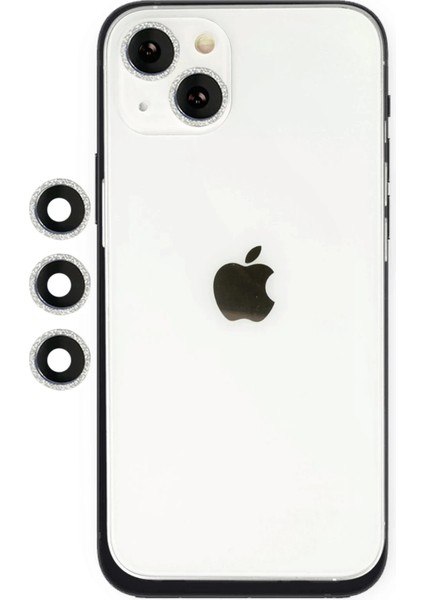 Bfs iPhone 14 Shine Kamera Lens - Gümüş