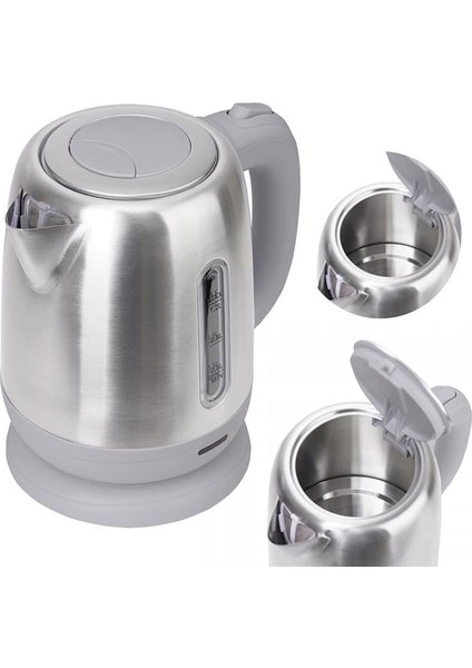 1800W 1.8 Litre Lüks Çelik Su Isıtıcı Kettle Inox CRW-7211 (4944)