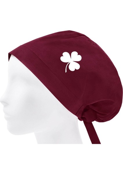 Tesettür Bone Yonca Yaprağı Cerrahi Bone Hemşire Doktor Bonesi