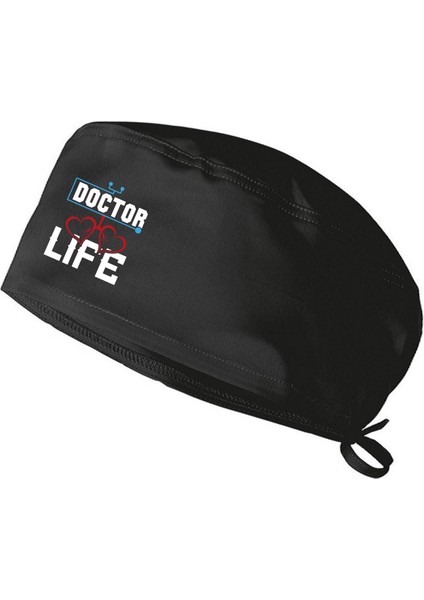 Doctor Life Temalı Bone Standart ve Büyük Boy Cerrahi Bone Doktor Bonesi