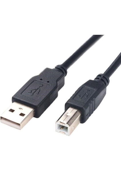 1.5 Metre Canon Pixma E3440 Uyumlu Siyah Renk USB Yazıcı Bağlantı Kablosu 1.5mt Printer Kablo fiyatları