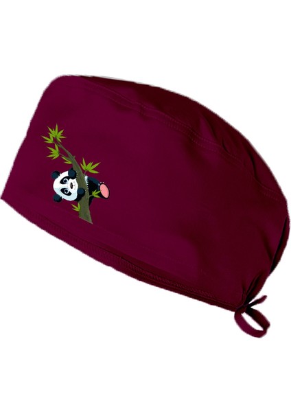 Bambu Panda Doktor Hemşire Hastane Diş Doktoru Aşçı Bonesi | Standart Cerrahi Bone