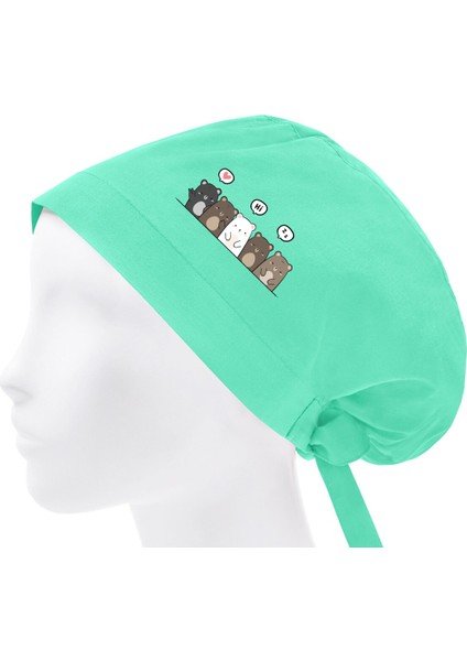 Standart ve Tesettür Cerrahi Bone Doktor Hemşire Laborant Şef Aşçı Bonesi