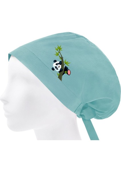 Bambu Panda Doktor Hemşire Hastane Diş Doktoru Aşçı Bonesi | Tesettür Cerrahi Bone