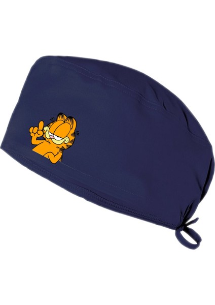 Garfield Hemşire Hastane Diş Doktoru Şef Bonesi | Cerrahi Bone