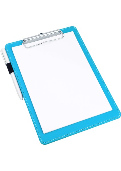 Sekreterlik,a5 Küçük Boy,kapaksız,a5 Clipboard Vegan Suni DERI,17,5X24,5 Cm.,turkuaz