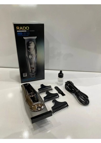 Rado RD-3710 T Bıçak Sıfır Kesim LCD Ekran Şarjlı Tıraş Makinesi ( Lisinya )