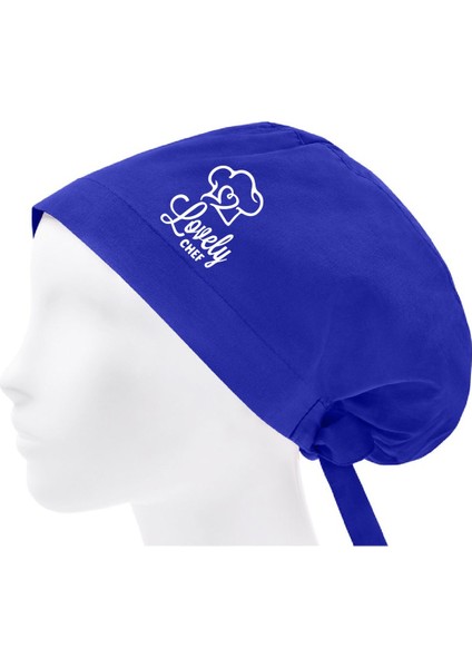 Tesettür Lovely Baskılı Chef Bonesi Aşçı ve Şef Bonesi | Chef Bonesi