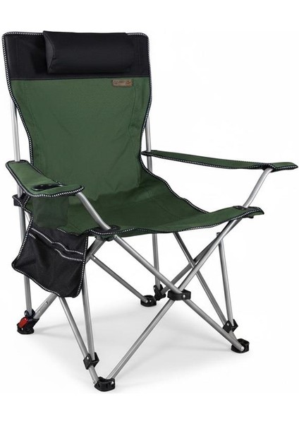 Prowler 3 Kademeli Yatabilen Kamp Sandalyesi Green/black