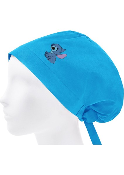 Stich Temalı Bone Doktor Hemşire Aşçı Şef Bonesi Diş Hekimi Cerrahi Bone