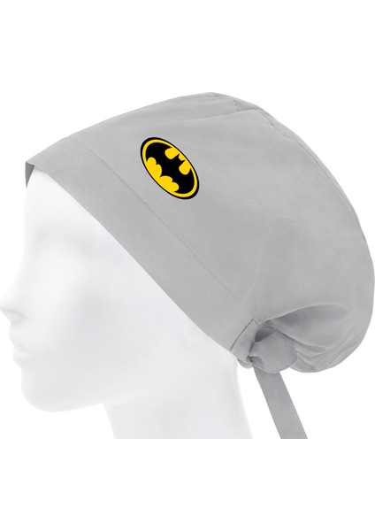 Batman Temalı Bonesi Standart ve Büyük Boy Cerrahi Bone Doktor Hemşire Şef Aşçı Bonesi