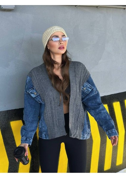 Pinterest Tasarım Trikolu Kot Ceket Triko Ceket Hırka Mont