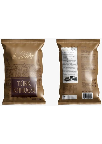 Tarihi Kadıköy Türk Kahvesi 5'li Paket – 100G x 5 – Geleneksel Lezzetin Beş Katı Keyfi fiyatları