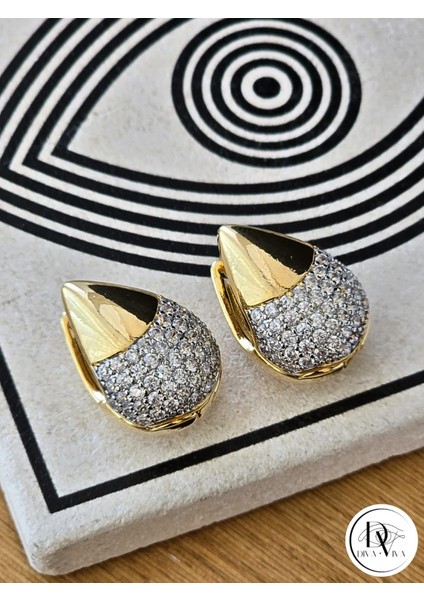 - Glow Earrings – Gold Kaplama Zirkon Detaylı Damla Kadın Küpe (KOD-315) fiyatları