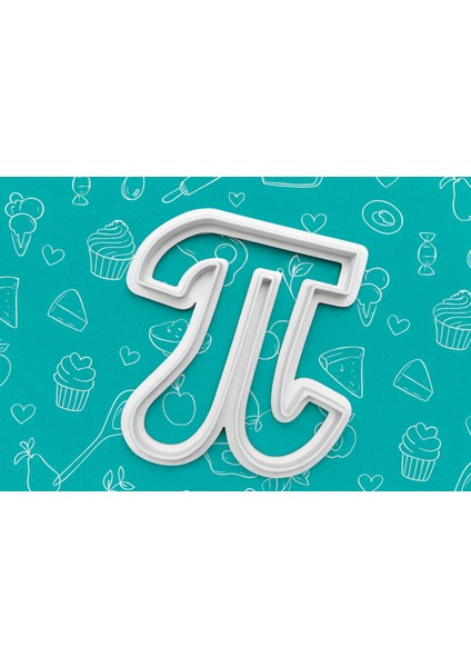 Matematik Temalı Kurabiye Kalıbı | Pi Sembolü Şeklinde Eğlenceli Bilim Konseptli Kalıp fiyatları
