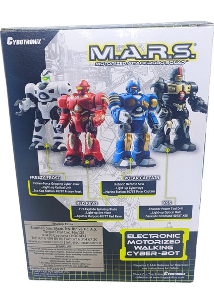 M.a.r.s. 18 cm Işıklı ve Sesli Yürüyebilen Robot | Çocuklar Için Interaktif Robot Oyuncak indirimleri
