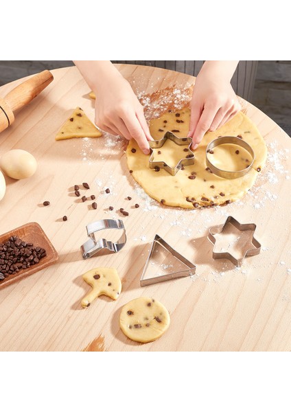 Gamer Kurabiye Kalıbı Squid Game Figür Kurabiye Kalıbı 4 Parça Paslanmaz L-00851