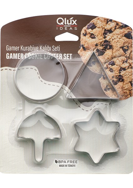 Gamer Kurabiye Kalıbı Squid Game Figür Kurabiye Kalıbı 4 Parça Paslanmaz L-00851 fiyatları
