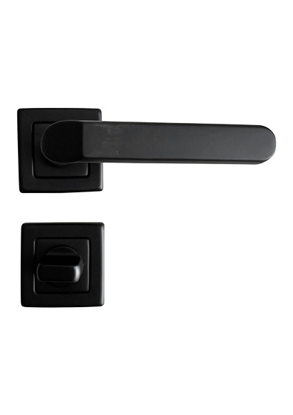 Erkul Alüminyum Siyah Wc Kapı Kolu, Dayanıklı Kapı Kolu, Modern (471-07-WC-MSY) fiyatları