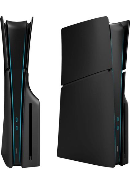 Ps5 Slim Faceplate Kapak Seti – Disc CD & Digital Edition Uyumlu Ön/arka Kasa Değişim Cover Case Siyah