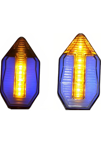 Üniversal LED Sinyal Lambası Takım ( Sağ-Sol Göstergeli ) 2 Modlu fiyatları