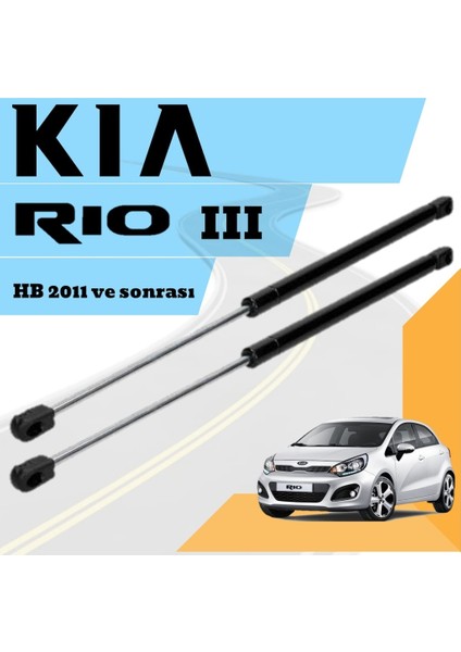 Kia Rio 3 Hb 2011 ve Sonrasi Için Bagaj Amortisoru Takim (2 Adet) 496616587
