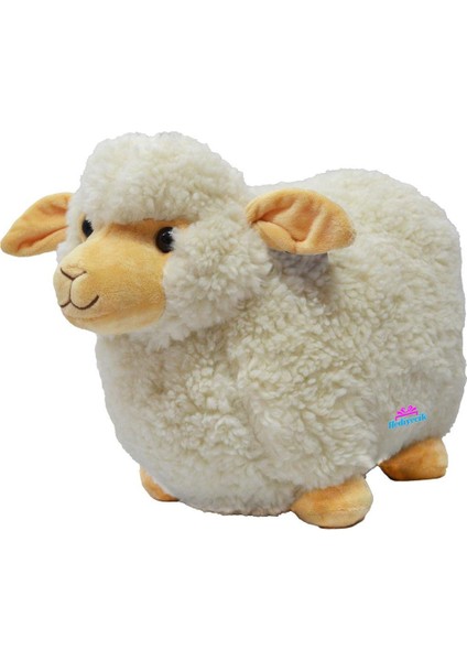 Sevimli Peluş Oyuncak Sesli Kuzu Uyku Arkadaşım 40 cm
