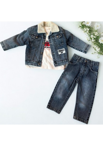 Erkek Çocuk Lüx Wersoflu Kot Takım