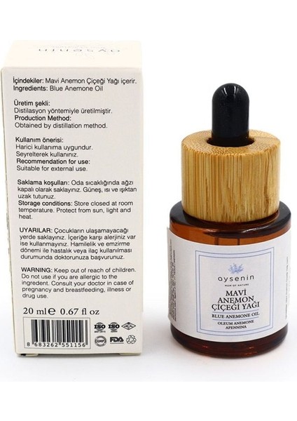 Mavi Anemon Yağı / Blue Anemone Oil 20ML fırsatları