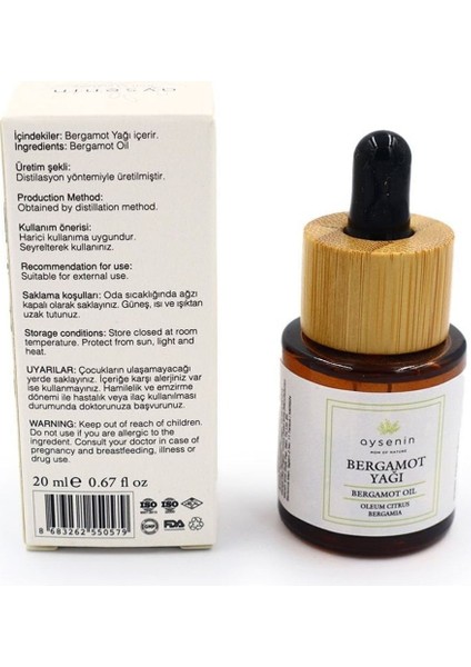 Bergamot Yağı / Bergamot Oil 20ML. fırsatları
