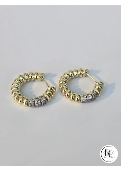 - Glow Earrings – Gold Kaplama Zirkon Detaylı Kadın Küpe (KOD-316) fırsatları