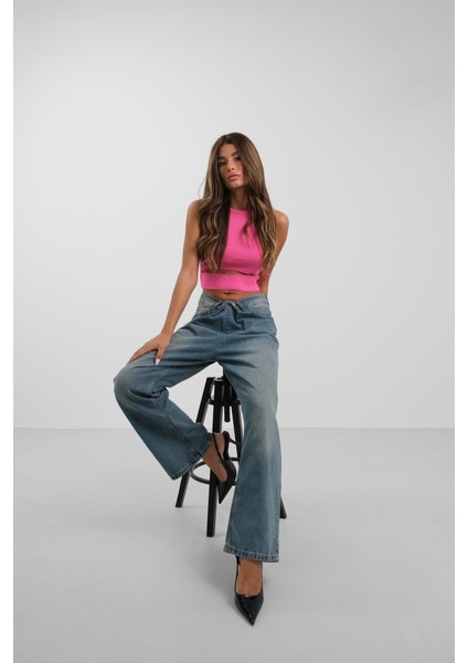 Pencere Detay Triko Bluz modelleri