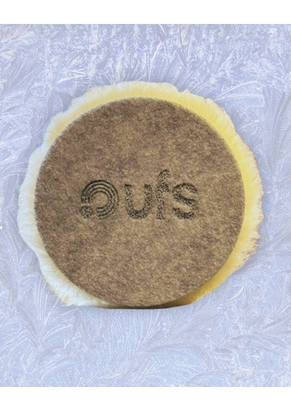 Ufs Beyaz Tüy Agresif Polisaj Keçesi 160MM Eko Seri