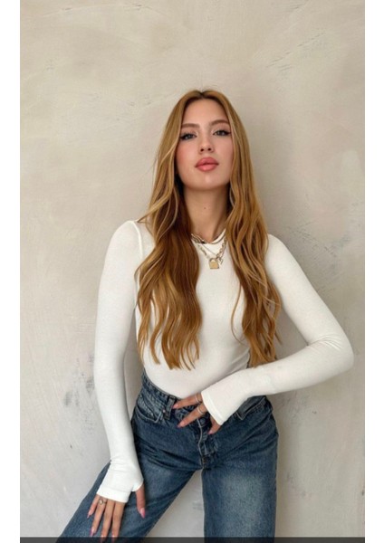 Yumuşak Kumaş Parmak Geçmeli Bluz