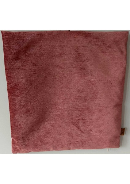 Dusty Rose Kadife Dolgulu Kırlent 43X43 cm – Pembe Düz Desen, Lüks Dekoratif Yastık fiyatları