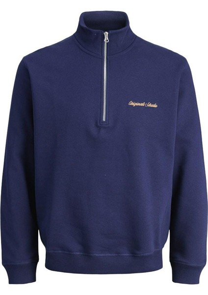 Jack Jones Norrebro Fermuarlı Yaka Relax Fit Erkek Sweat 12282899 indirimleri