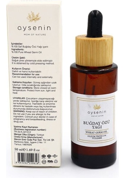 Buğday Ruşeym Yağı / Wheat Germ Oil 50ML. modelleri