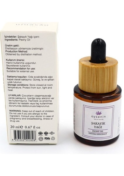 Şakayık Yağı (Peony Oil) 20 ml – Cilt Lekelerine Karşı Aromaterapi Yağı fırsatları