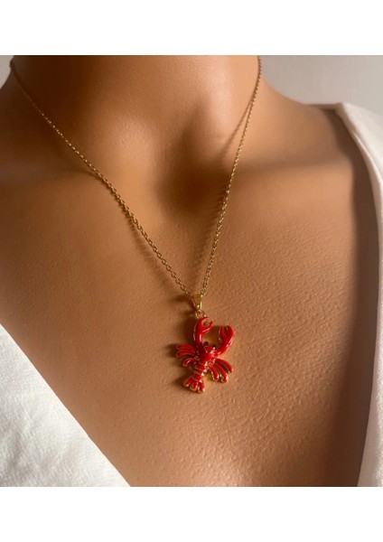 Yengeç Modeli Çelik Burç Kolyesi modelleri