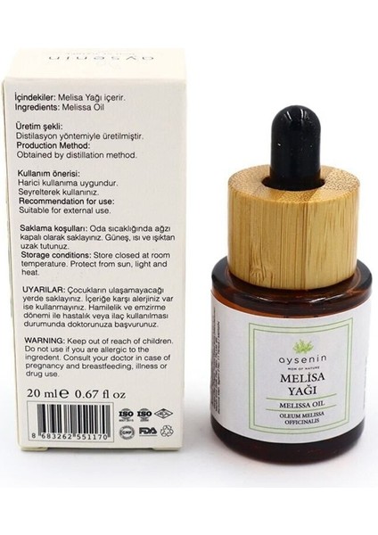 Melisa Yağı / Melissa Oil 20ML. fiyatları