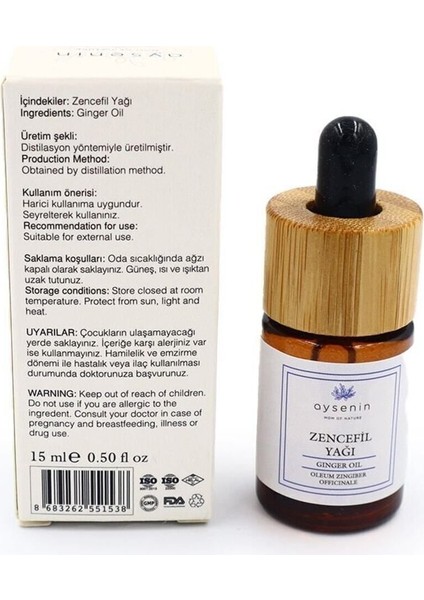 Zencefil Yağı / Ginger Oil 20ML fırsatları