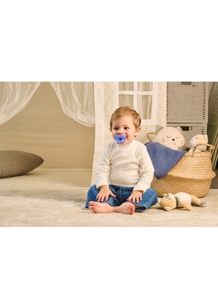 Chicco Physioforma Soft 2'li Silikon Emzik 6-16 Ay Erkek