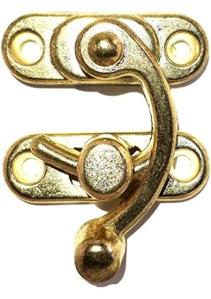 Yay Gözü, Ahşap Kutu Klipsi - Büyük 37X45 Mm, Sarı, 100 Adet ( Lisinya )