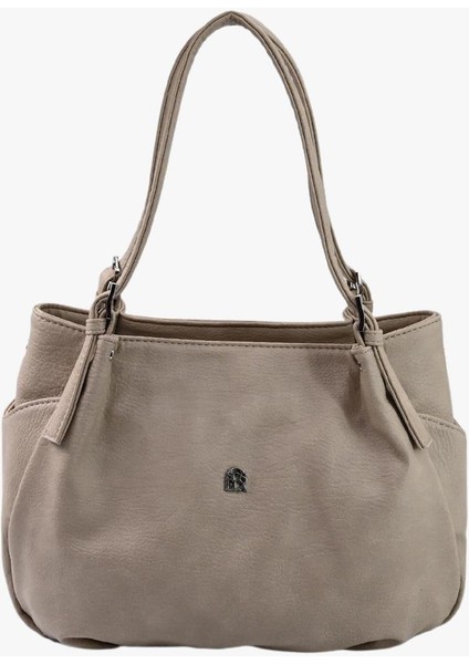 Kadın Omuz ve Kol Çanta 67-8117 Kum