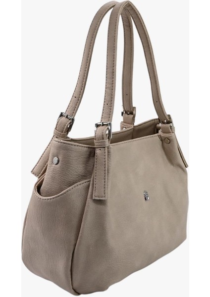 Kadın Omuz ve Kol Çanta 67-8117 Kum