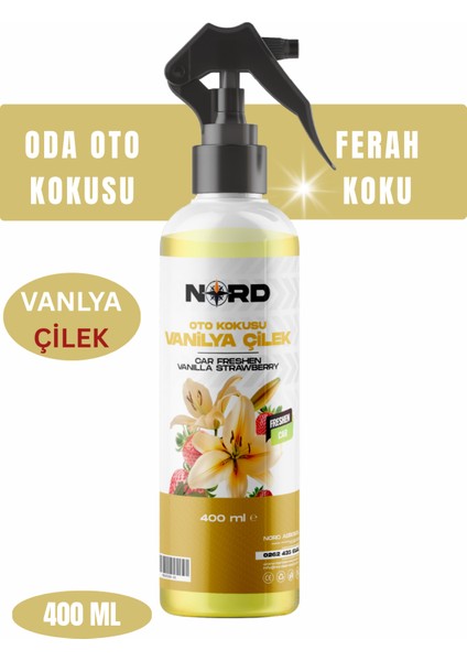 Oto Kokusu Vanilya Çilek - 400ML