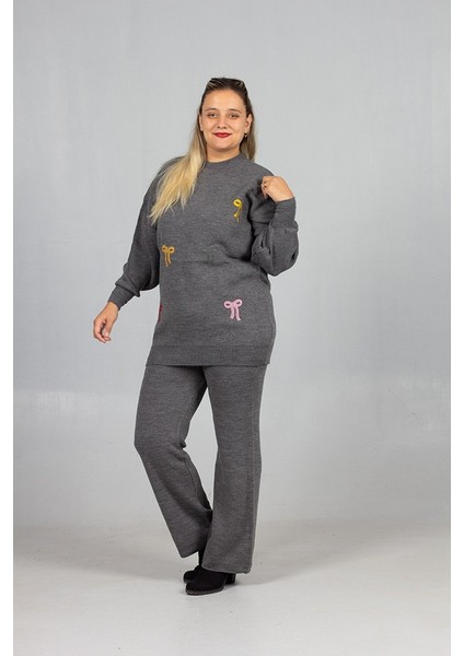 Konforlu Şıklık: 40-44 Beden Standart Kalıp Gri Kazak Pantolon Takım fiyatları